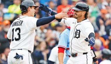Tigers swat four home runs in weather-shortened win against Cardinals