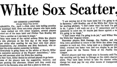 Today in White Sox History: April 1