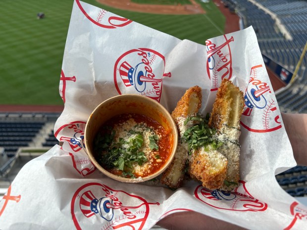 Christian Petroni Mozzarella En Carrozza (Courtesy of New York Yankees)