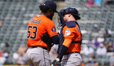 Cristian Javier Exits Start Due To Shoulder Tightness