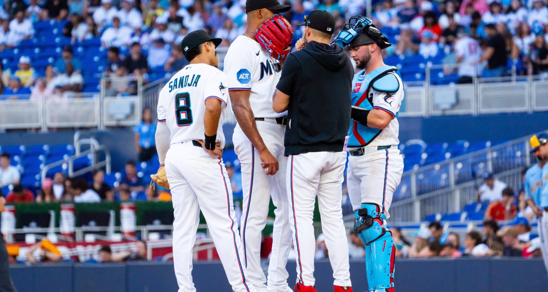 Walks come back to bite Sandy Alcantara, Marlins in third straight series loss - Marlins