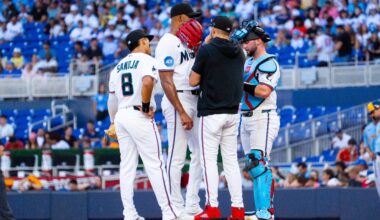 Walks come back to bite Sandy Alcantara, Marlins in third straight series loss - Marlins
