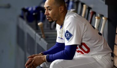 Los Angeles Dodgers Announce Mookie Betts Injury