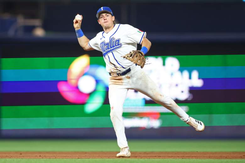 Sam Antonacci of Team Italy and the Chicago White Sox