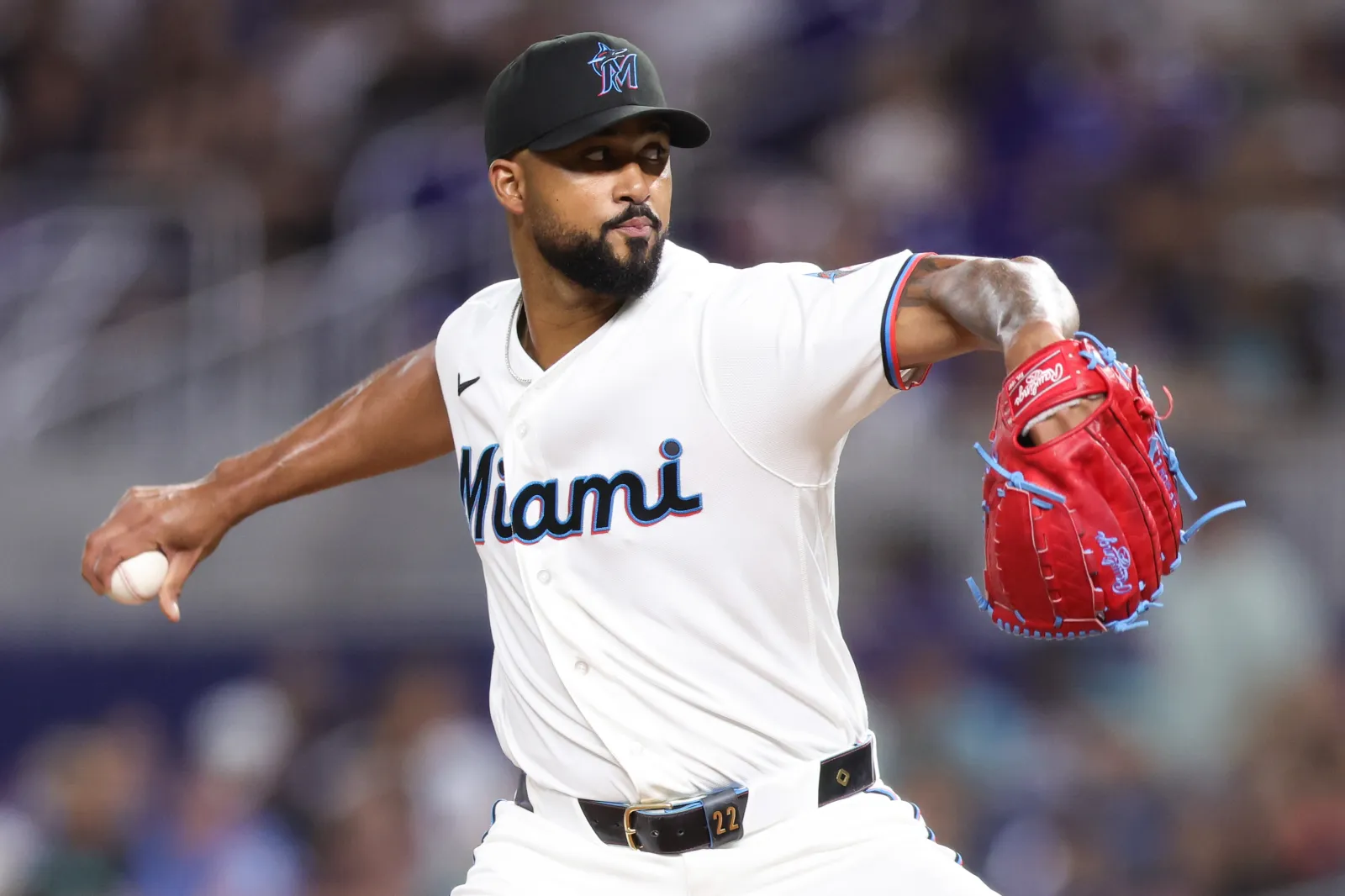 Miami Marlins pitcher Sandy Alcantara