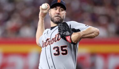 Tigers place Justin Verlander on 15-day IL with left hip inflammation