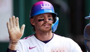 Bobby Witt Jr. robs Mike Trout with stellar defensive play