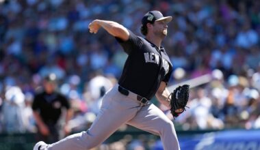 New York Yankees ace Gerrit Cole throws 4 1/3 innings at Double-A in his first minor league rehab start