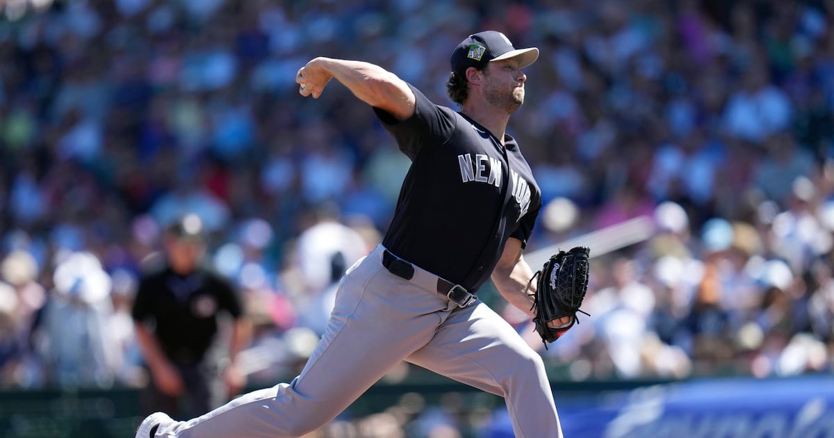 New York Yankees ace Gerrit Cole throws 4 1/3 innings at Double-A in his first minor league rehab start