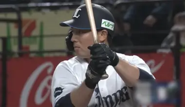 Saitama Seibu Lions player, Yasuka Hayashi © Pacific League TV
