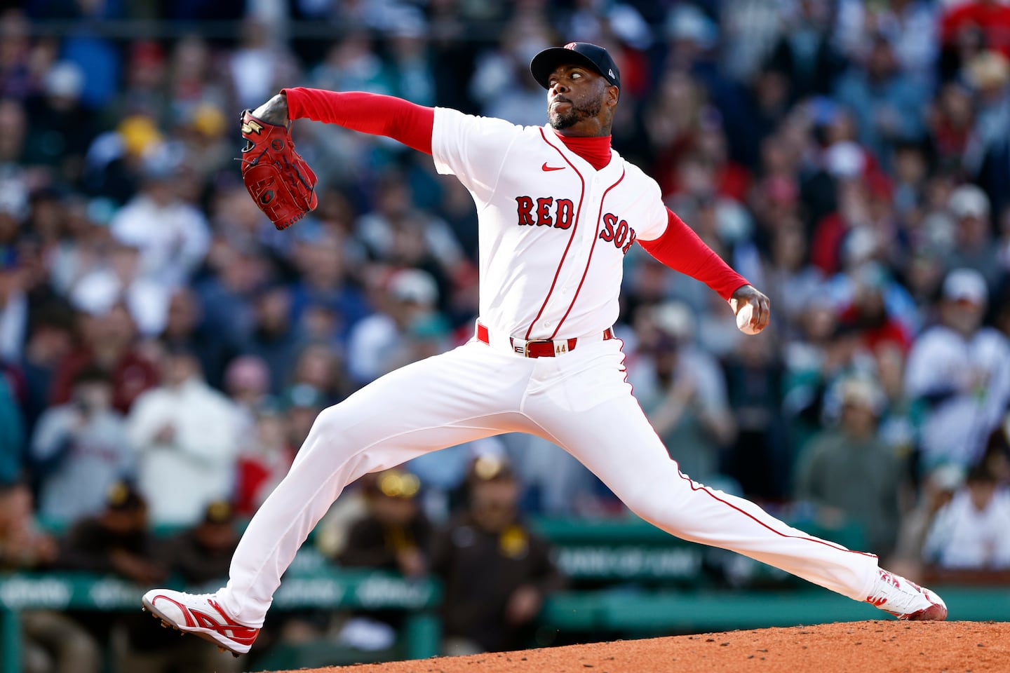 Aroldis Chapman pitched the ninth inning and earned a save.