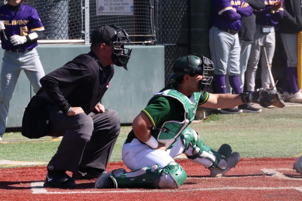 The Siena Saints baseball team defeated the UAlbany Great Danes, 12-7, on Tuesday, April 1, 2025, at Connors Park in Loudonville, N.Y. (MIKE GWIZDALA - MEDIANEWS GROUP).
