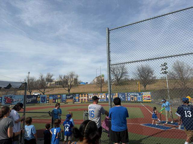 The Little K ballpark at Kauffman Stadium.