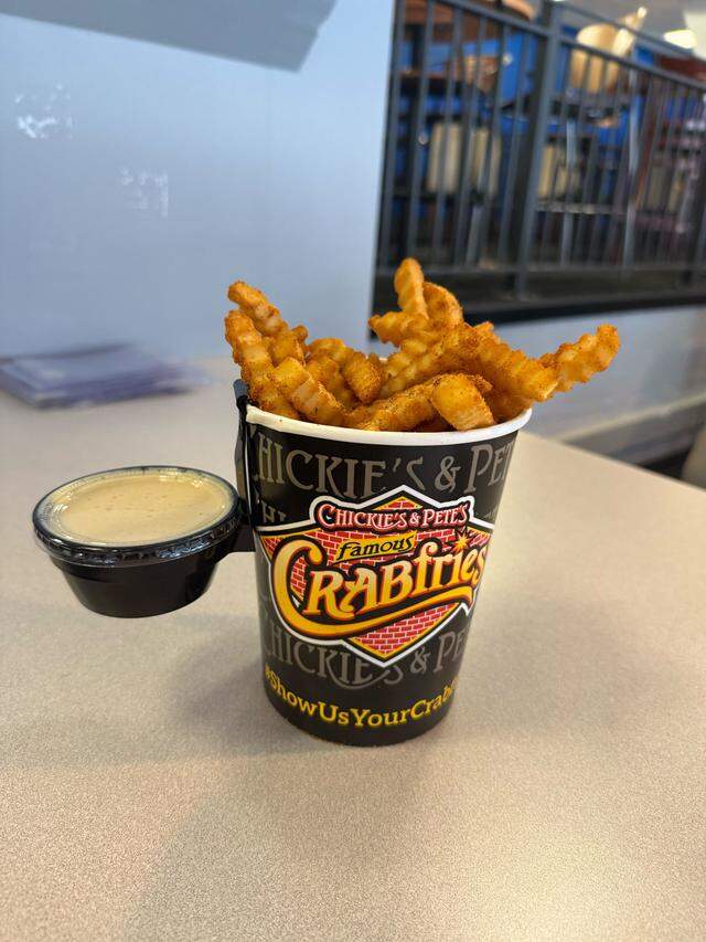 The crabfries from Chickie’s & Pete’s in Kauffman Stadium