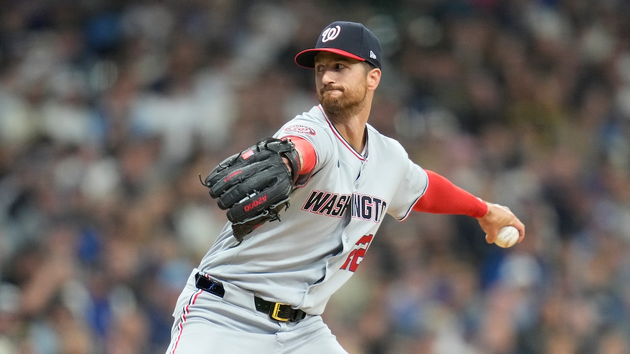 Nationals get strong outing from Foster Griffin, hold off late Brewers rally to win 3-1