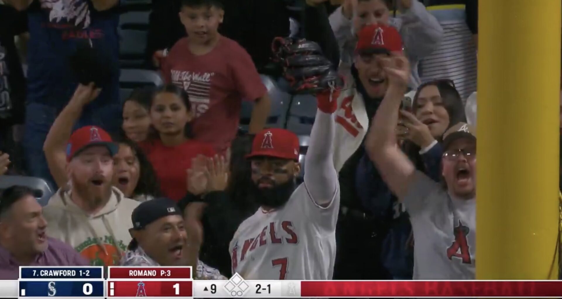 Angels, Mariners TV calls of Jo Adell robbing 3 homers in a game