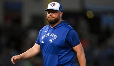 Toronto Blue Jays manager John Schneider ejected from Tuesday’s game against Los Angeles Dodgers