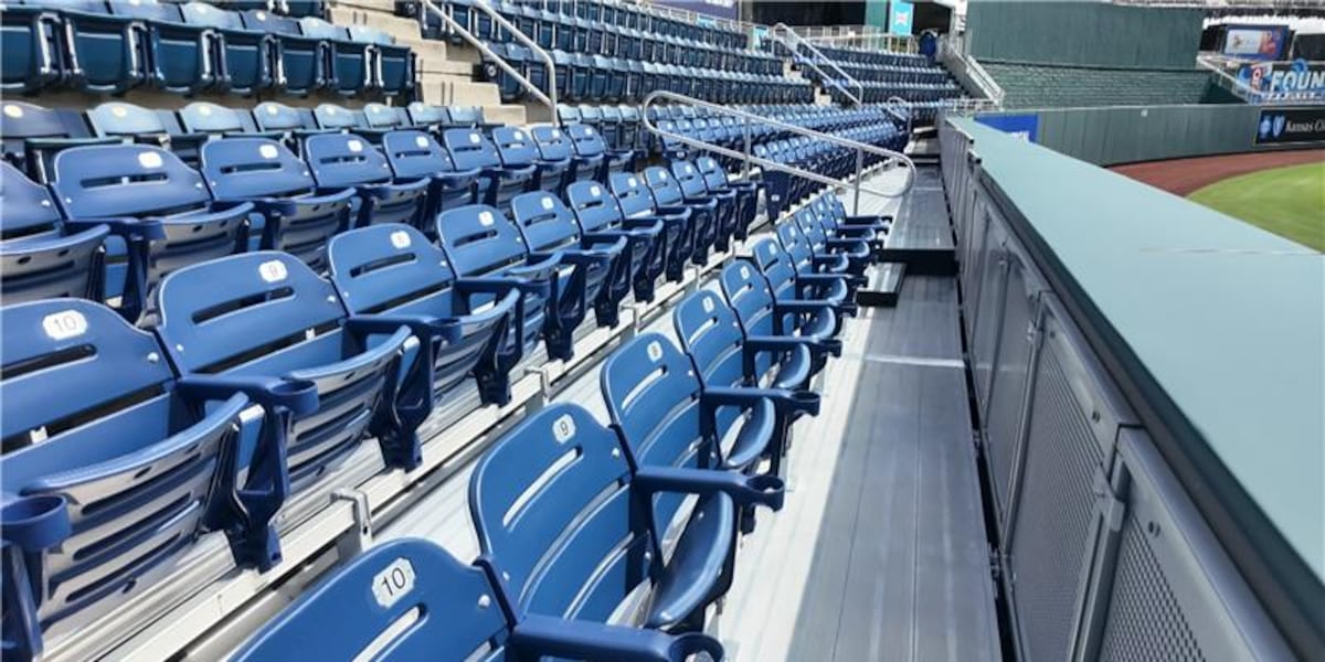 Kauffman adds 200 new seats with fence adjustments