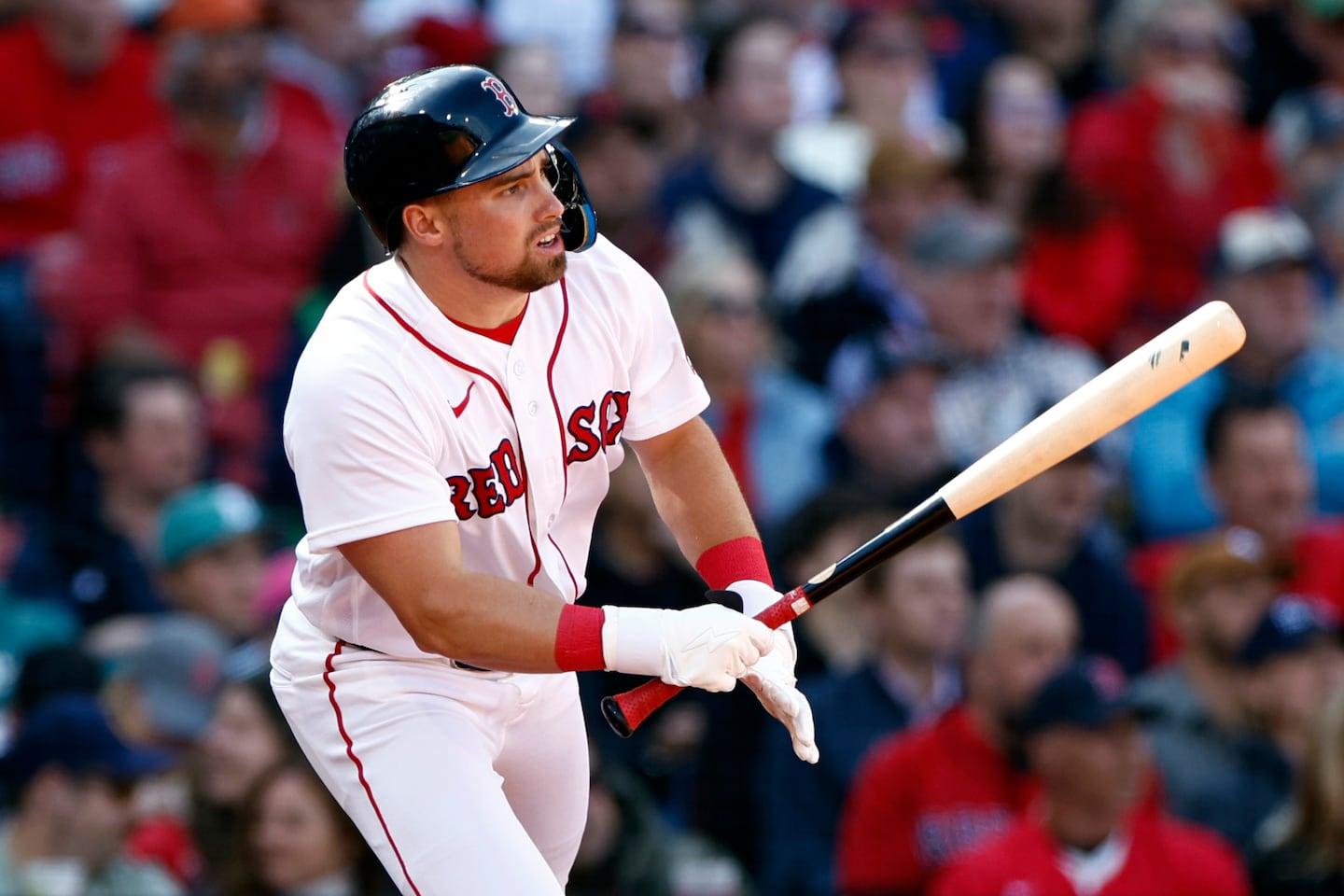 Red Sox third baseman Caleb Durbin hasn't been a hit at the plate.