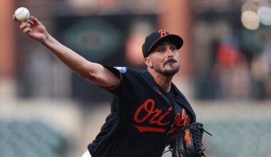 Zach Eflin exits game with elbow discomfort, Orioles’ bullpen falters in loss
