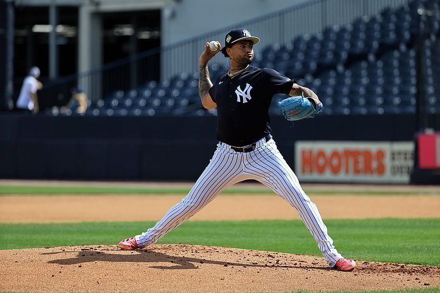 MLB: New York Yankees-Workouts, luis gil, yankees