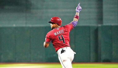 MLB Capsules: Marte, Diamondbacks walk off Braves in 10th inning