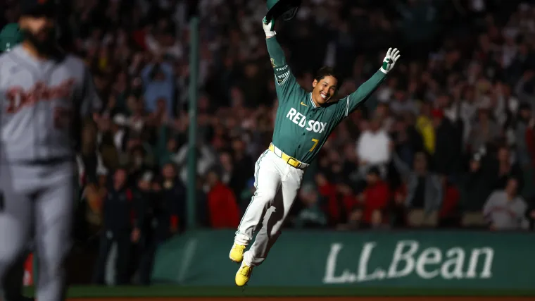 Red Sox Walk Off Tigers, End Pitching Duel On Clutch Hit From Surprising Hero image