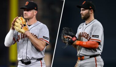Matt Chapman, Casey Schmitt fine after heated moment in loss – NBC Sports Bay Area & California