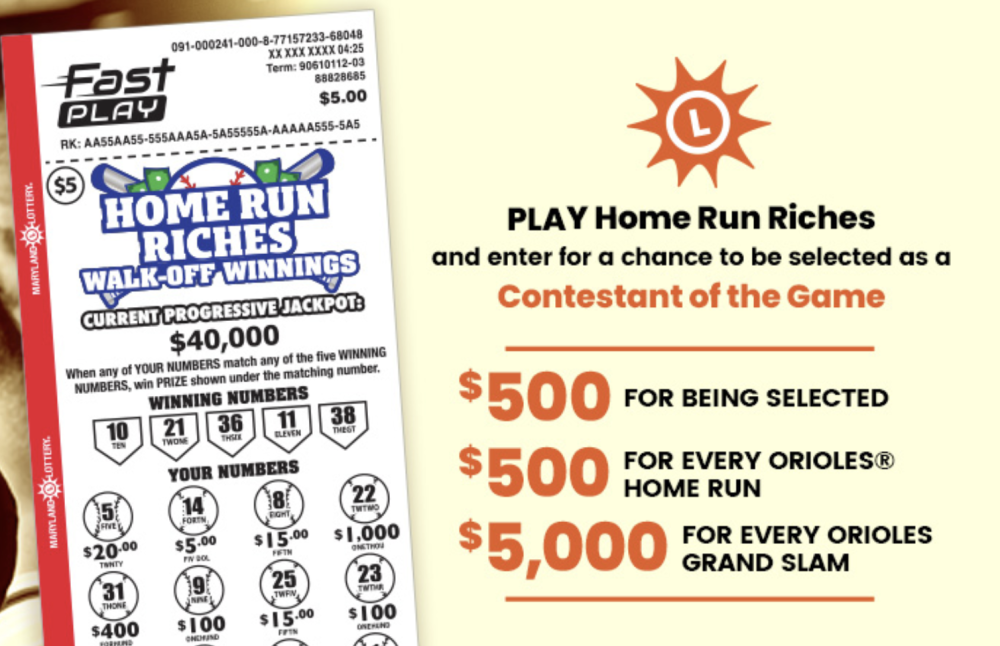 More Orioles grand slams mean more Home Run Riches cash