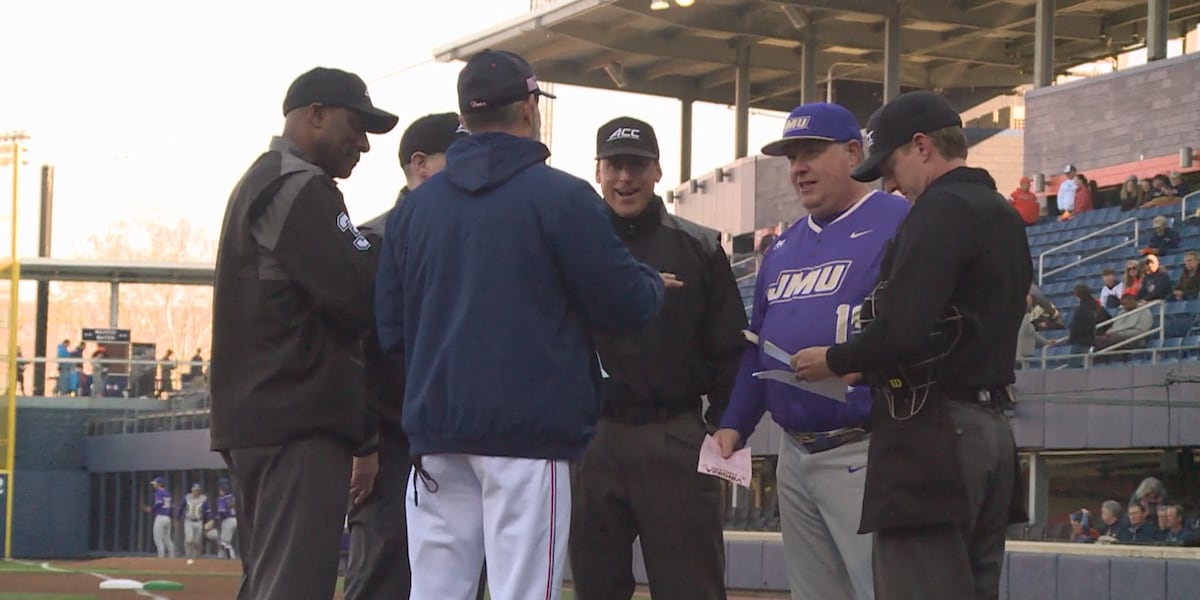 JMU baseball defeats No. 13 Virginia 8-7 in extra innings