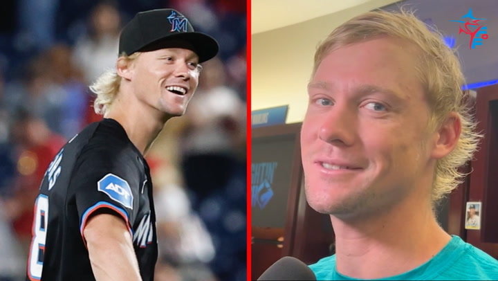 Back from injury, Kyle Stowers discusses rehab process, 2026 expectations - Miami Marlins Videos