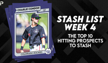 The Stash List Week 4: Top 10 Hitting Prospects to Stash in 2026