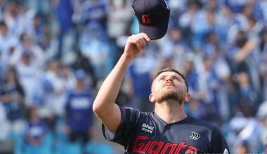 (Yonhap Interview) Giants starter Beasley rides sweeper to early KBO success: 'I trust myself more than anything'