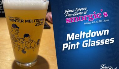 Tomorrow! Free Pint Glasses, $5 Beers, and Twins Daily Vibes: Pregame at Smorgie’s - Twins Daily