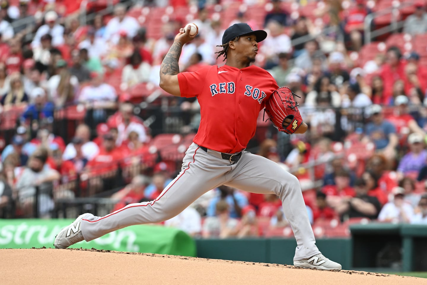 Red Sox batters provided Brayan Bello with a 2-0 lead before he took the mound.