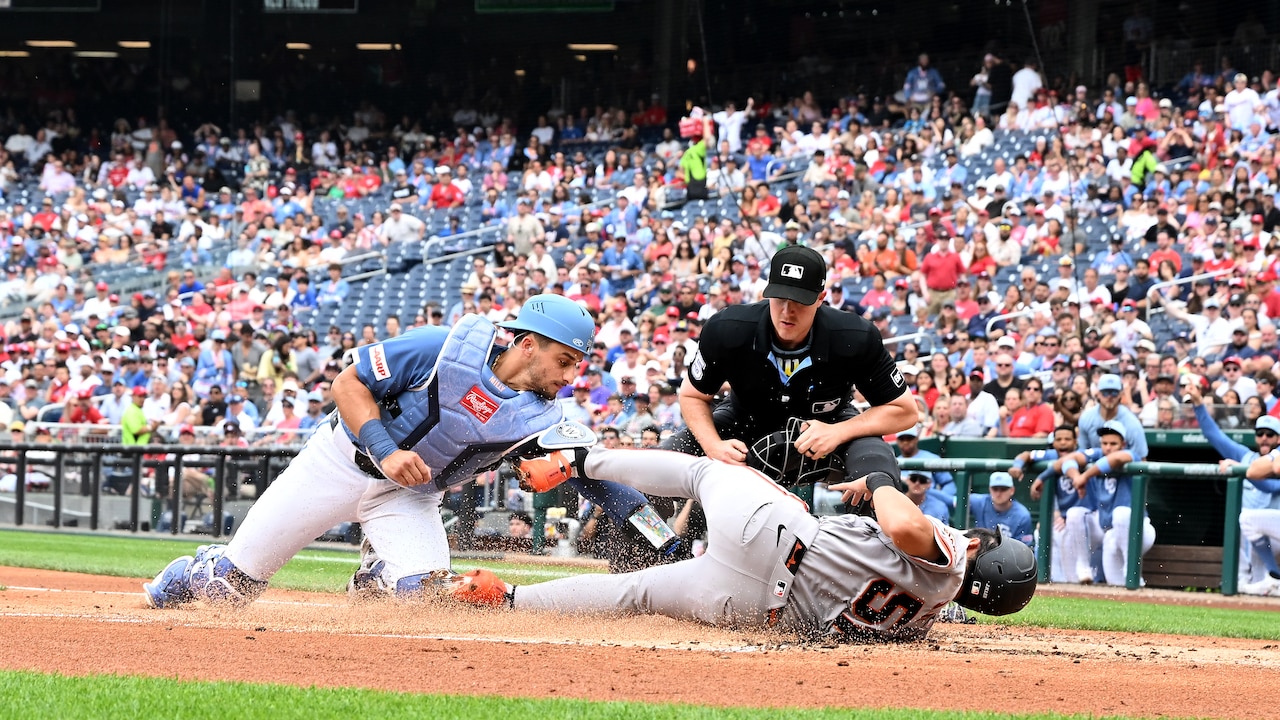 The Nationals’ hitters fail to hit in 7-6 extra-inning loss to the Giants