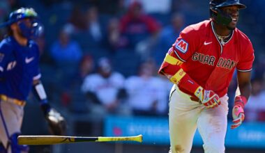 Angel Martinez hits a grand slam as part of a career-best game and Guardians rout Royals 10-2