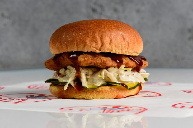 Streetbird Sticky Que Chicken Sandwich (Courtesy of New York Yankees)
