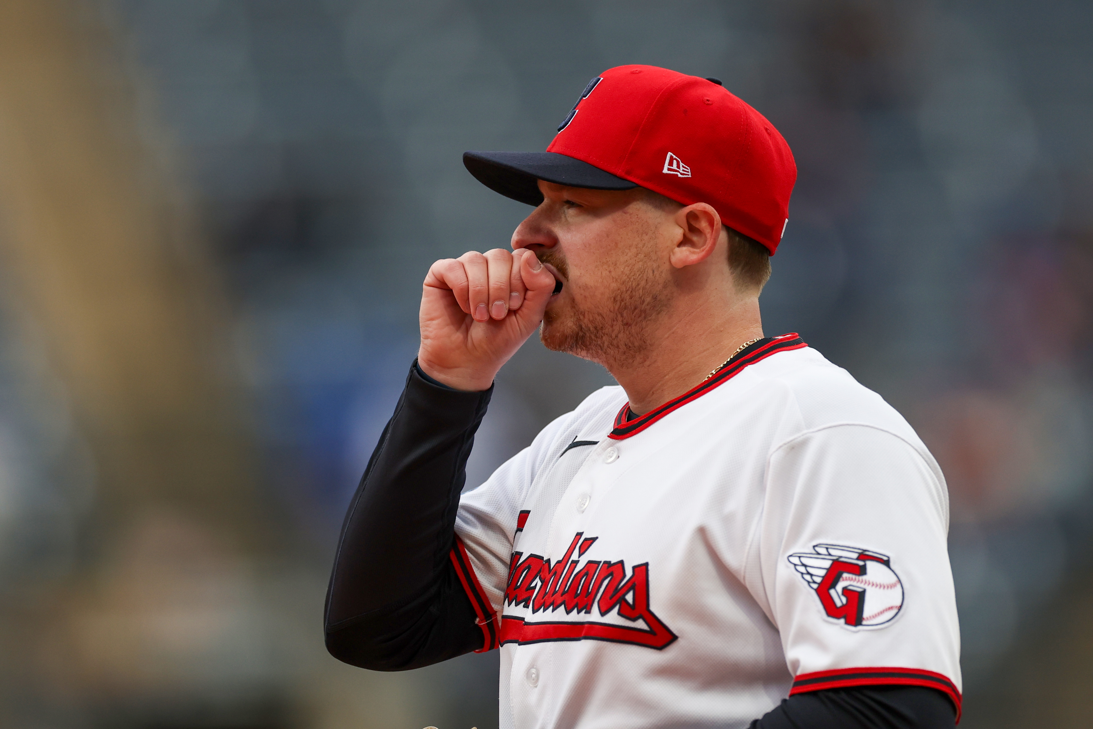 Photos from Guardians vs. Cubs, April 5, 2026. (Tim Phillis...