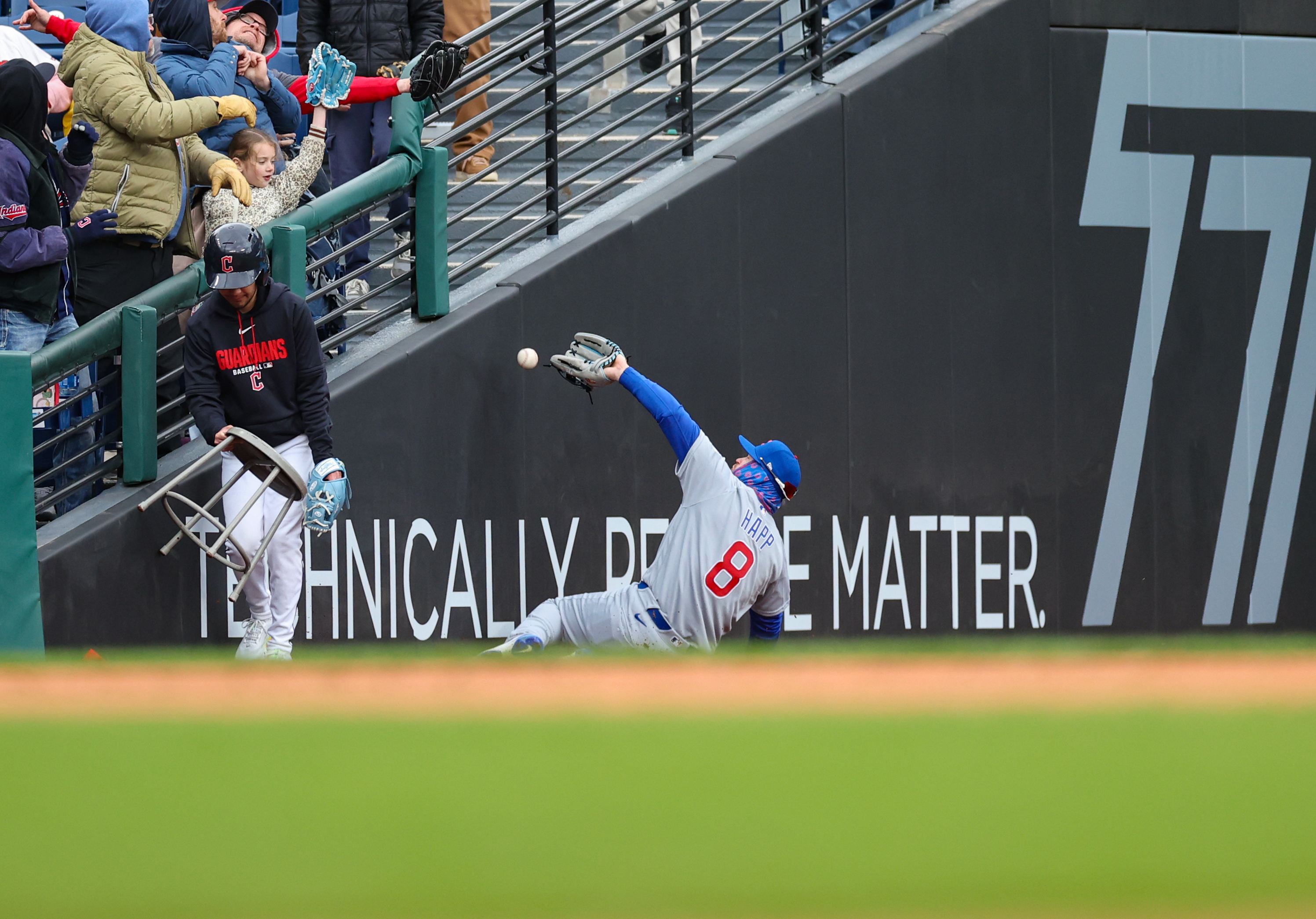 Photos from Guardians vs. Cubs, April 5, 2026. (Tim Phillis...
