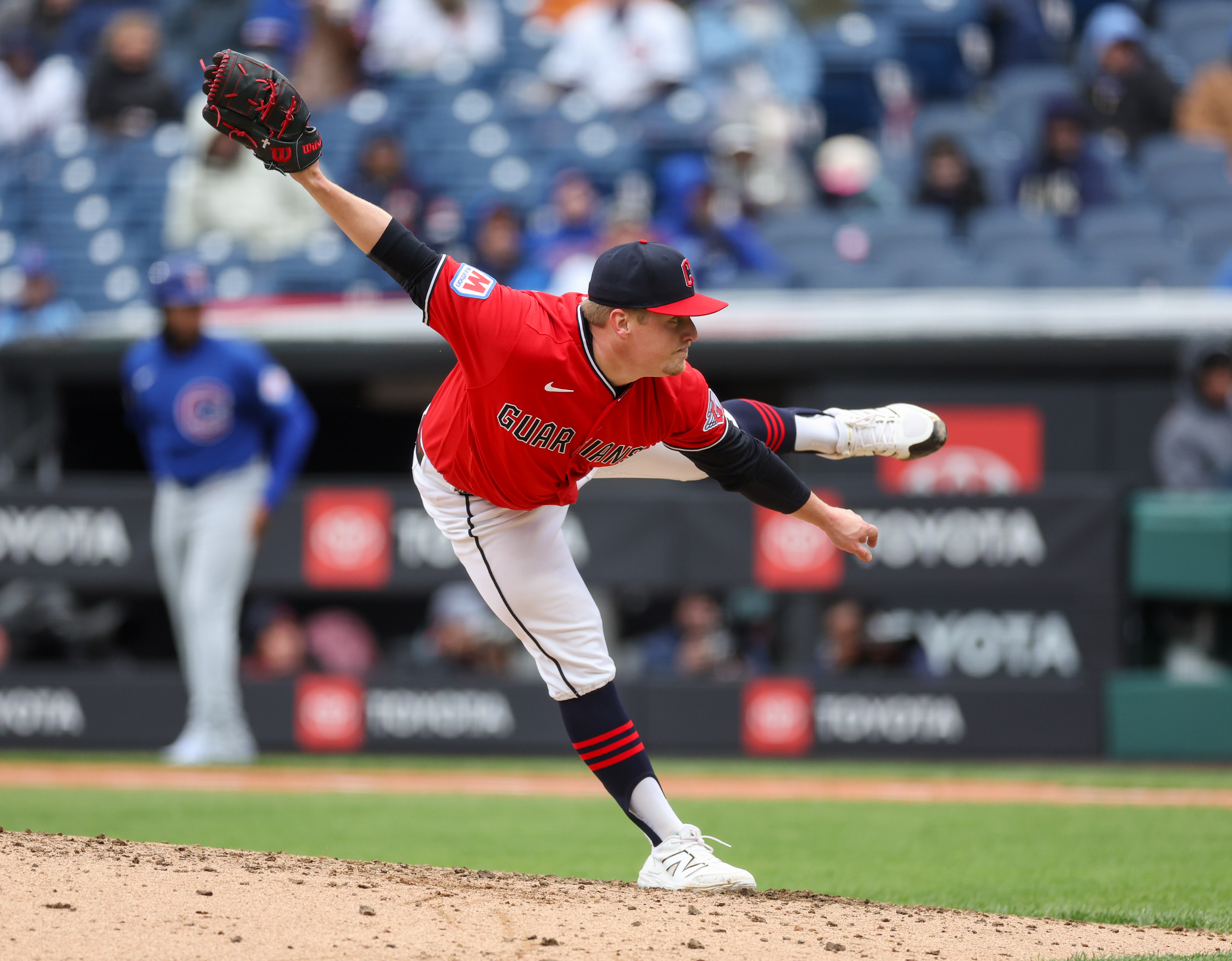Photos from Guardians vs. Cubs, April 5, 2026. (Tim Phillis...