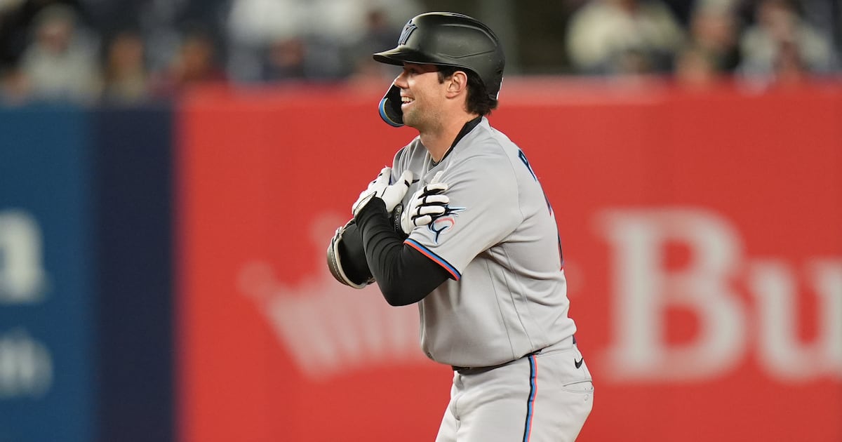 Graham Pauley’s two-run double lifts Miami Marlins over New York Yankees