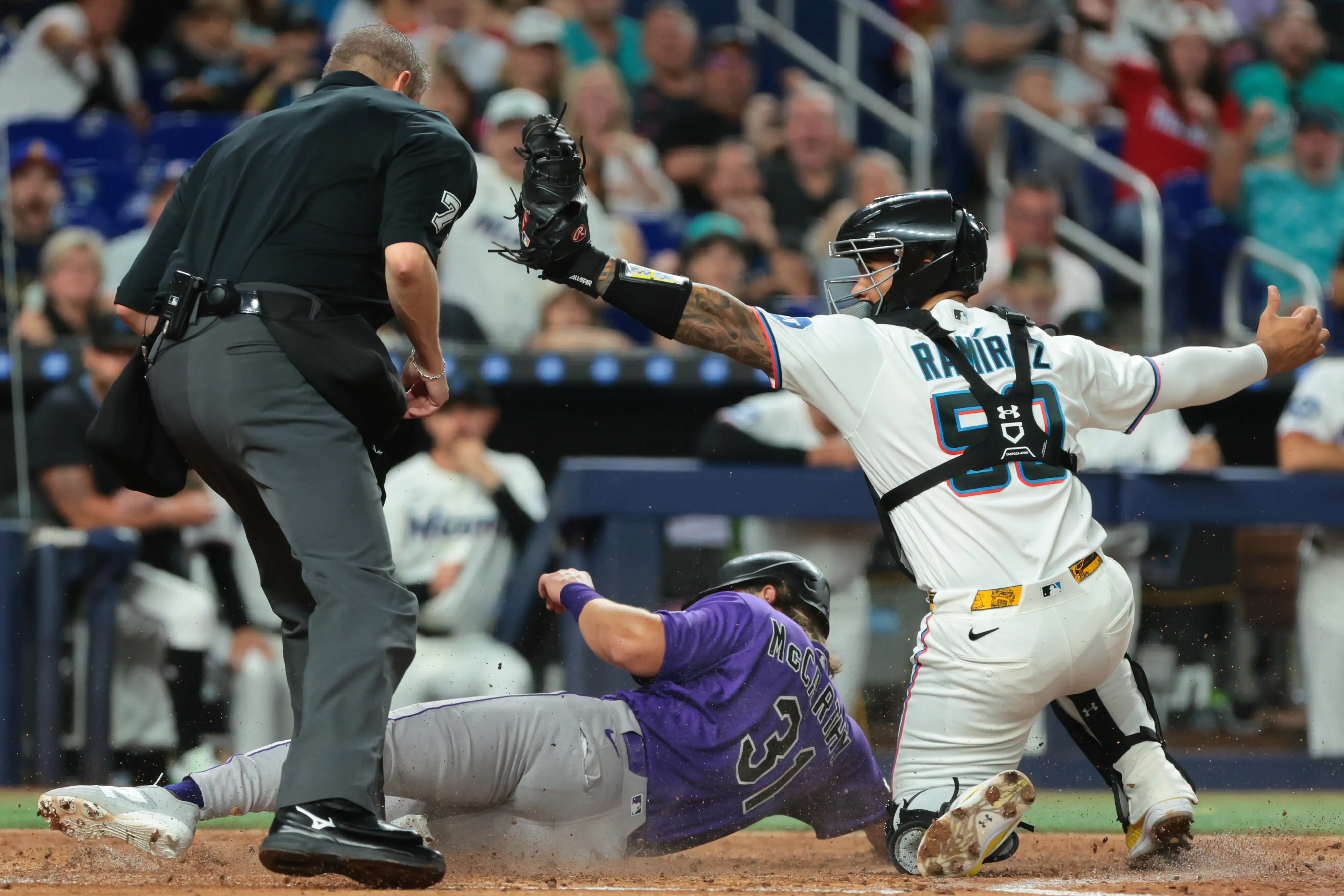 Jake McCarthy has a chance to set a personal record for single-season stolen bases this year.