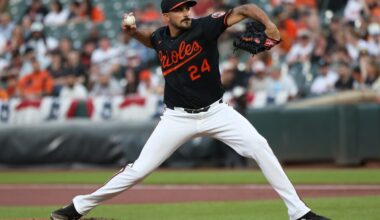 Eflin leaves with elbow injury in Orioles' 8-5 loss to Rangers