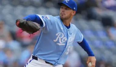 What happened to Cole Ragans? Royals' ace pitcher injury leads to delayed exit vs. Guardians image