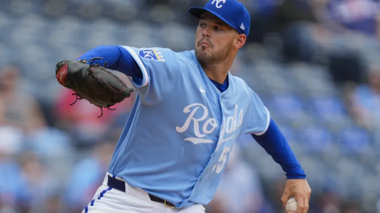 What happened to Cole Ragans? Royals' ace pitcher injury leads to delayed exit vs. Guardians image