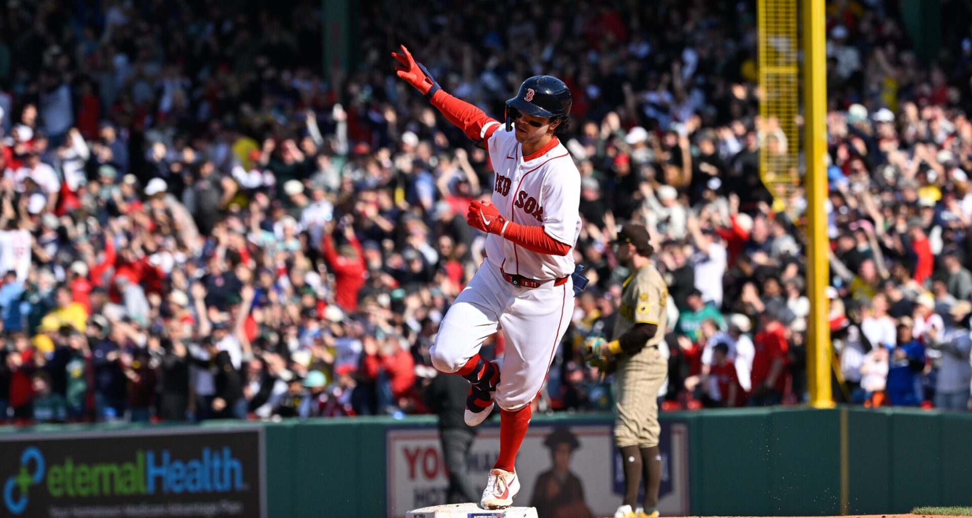 Red Sox snap skid, earn 6-2 win over Padres in home opener - 98.5 The Sports Hub