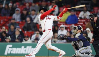 Willson Contreras didn’t take out Brewers. That’s good. Even better, the Red Sox got a W