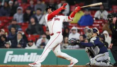 Red Sox's Willson Contreras Sends Clear Threat To Brewers Players After HBP image