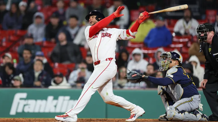 Red Sox's Willson Contreras Sends Clear Threat To Brewers Players After HBP image